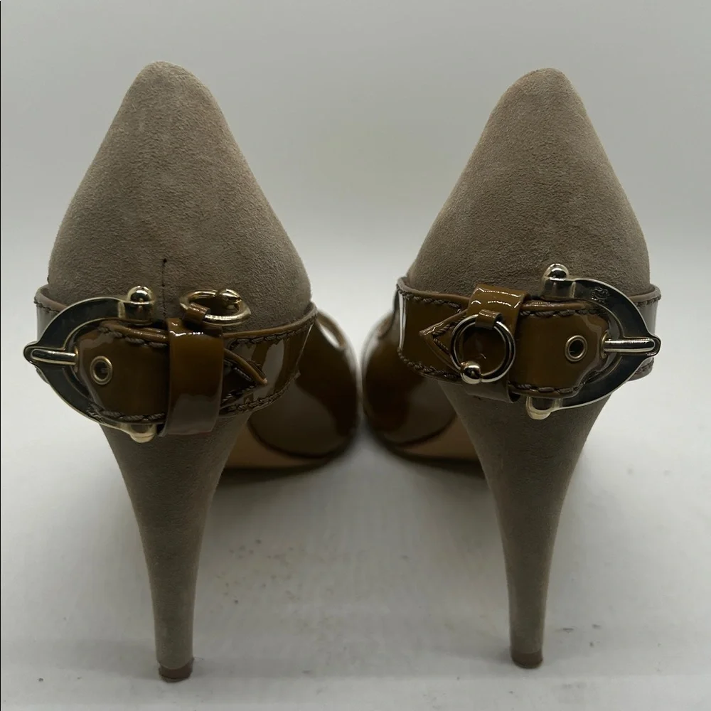 Guillaume Hinfray Sexy Vintage Suede Stiletto Heels Shoes **Size 37.5/US 7.5**🔥🔥 - Picture 6 of 12